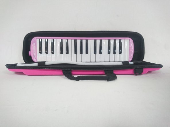 CREMONIA CR32PK-12 MELODİKA 32 TUŞLU PEMBE RENK 12 Lİ PAKET EVA ÇANTA