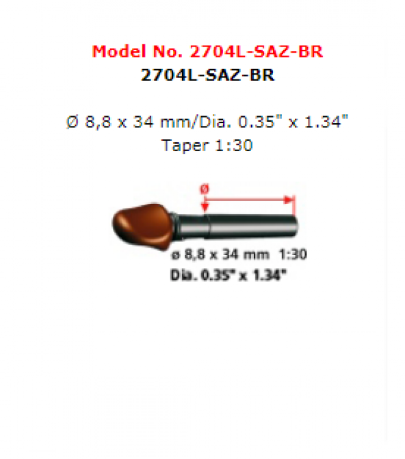 WITTNER W2704L SAZ İÇİN AKORD BURGUSU KAHVERENGİ SAZ İÇİN AKORD BURGUSU KAHVERENGİ:WITTNER ALMAN - 2