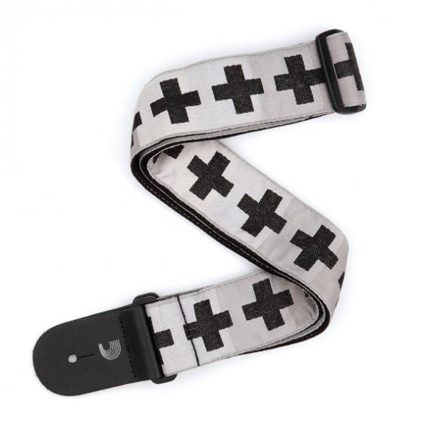 PLANETWAVES T20W1509 GİTAR ASKISI DOKUMA CHECKERED CROSSES Woven Guitar Strap, Checkered Crosses