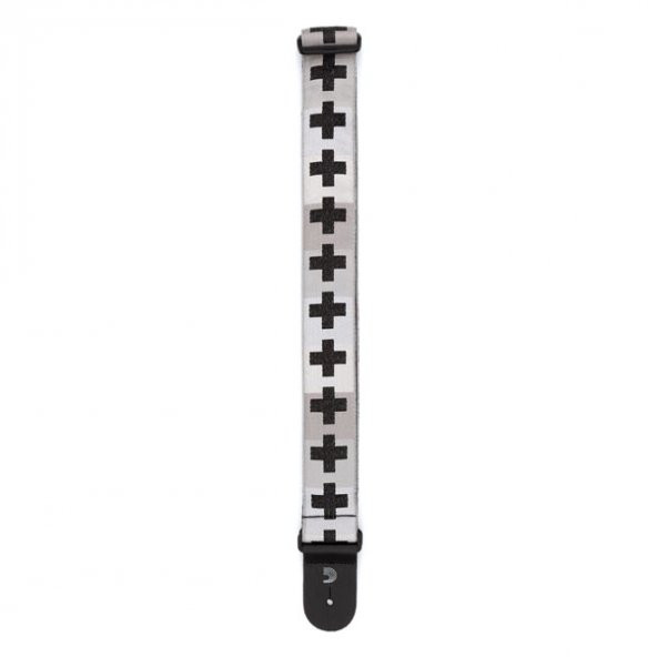 PLANETWAVES T20W1509 GİTAR ASKISI DOKUMA CHECKERED CROSSES Woven Guitar Strap, Checkered Crosses - 4