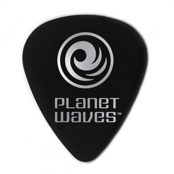 PLANETWAVES 1CBK2-10 10 STD - CEL - BLACK - LİGHT PENA   ABD Black Celluloid Guitar Picks, 10 pack, Light, Kalınlık: 0.50mm ürün görseli 1