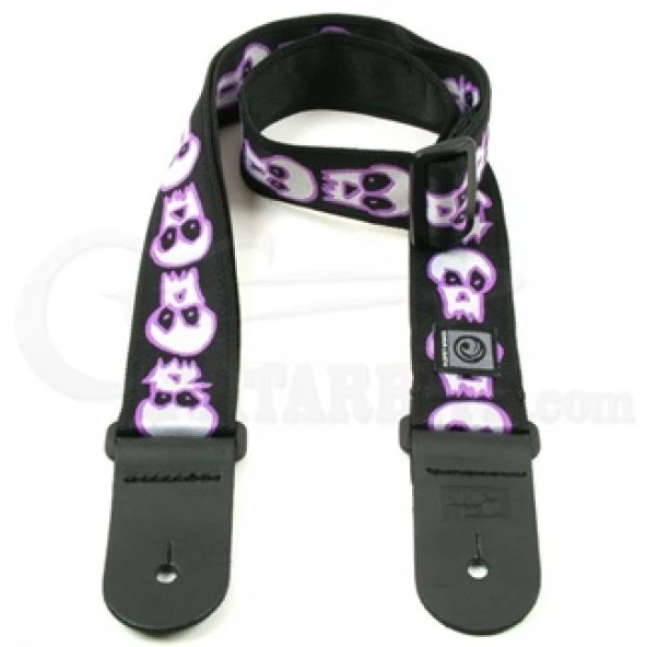 PLANETWAVES 50JS07 GİTAR ASKISI DOKUMA JOE SATRIANI SKULLS Gitar Askısı Dokuma Joe Satrıanı Skulls - 1