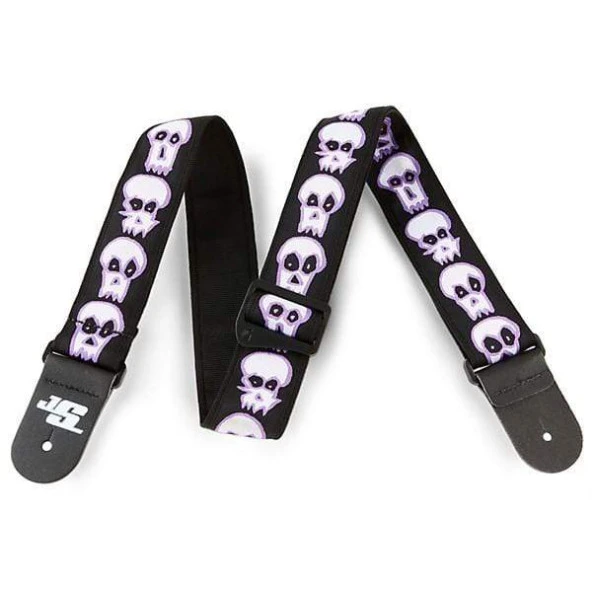 PLANETWAVES 50JS07 GİTAR ASKISI DOKUMA JOE SATRIANI SKULLS Gitar Askısı Dokuma Joe Satrıanı Skulls - 5