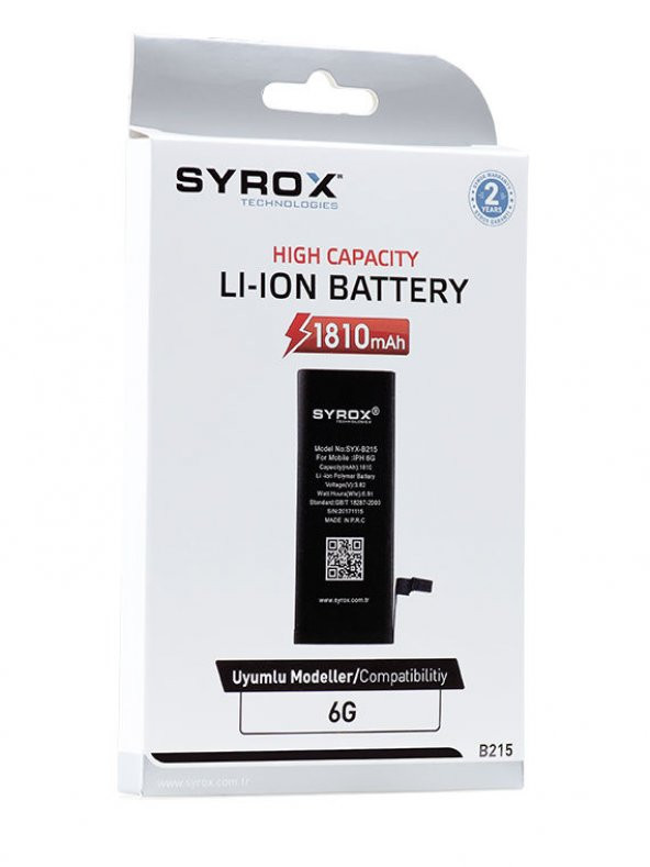 Syrox İphone 6G Batarya - SYX-B215