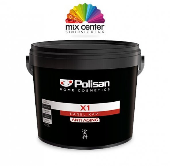 POLİSAN X1 PANEL KAPI BOYASI TÜM RENKLER 2.5 lt (3.5 KG) KOKUSUZ - 1