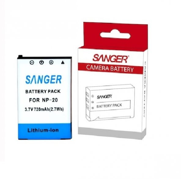 Sanger For Casıo NP-20 Batarya