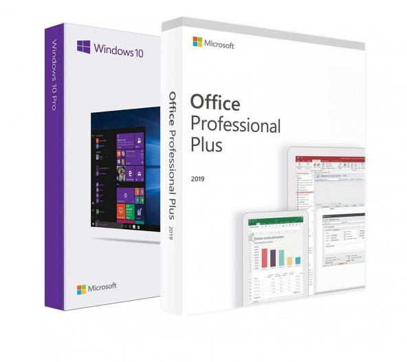 Windows 10 Pro. + Microsoft Office 2019 Pro. Lisans Anahtarı - RETAİL KEYLER (KAMPANYALI ÜRÜN)