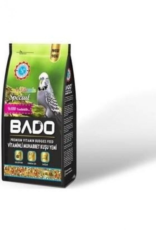 Bado Vitaminli Muhabbet Kuşu Yemi 400 Gr