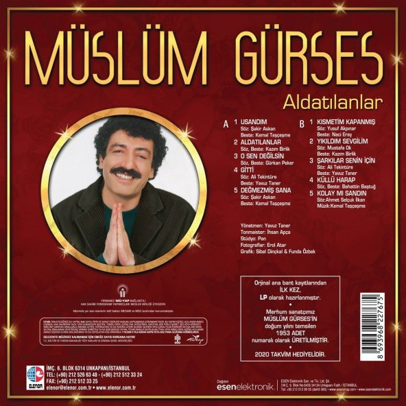 MÜSLÜM GÜRSES - ALDATILANLAR (LP) - 2