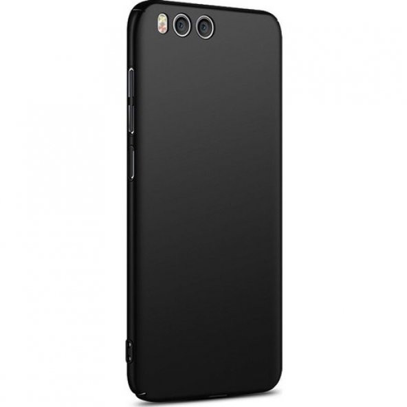 Xiaomi Mi Note 3 Silikon Mat Dokulu Kılıf Siyah