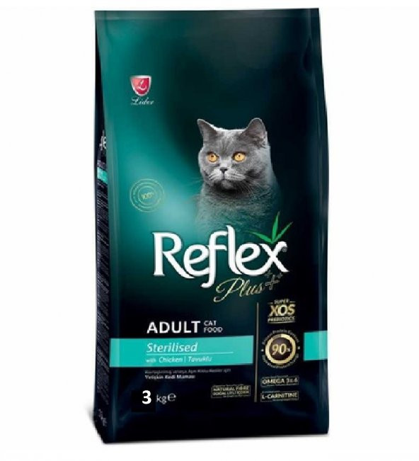 Reflex Plus Tavuklu Kısırlaştırılmış Kedi Maması 3 Kg