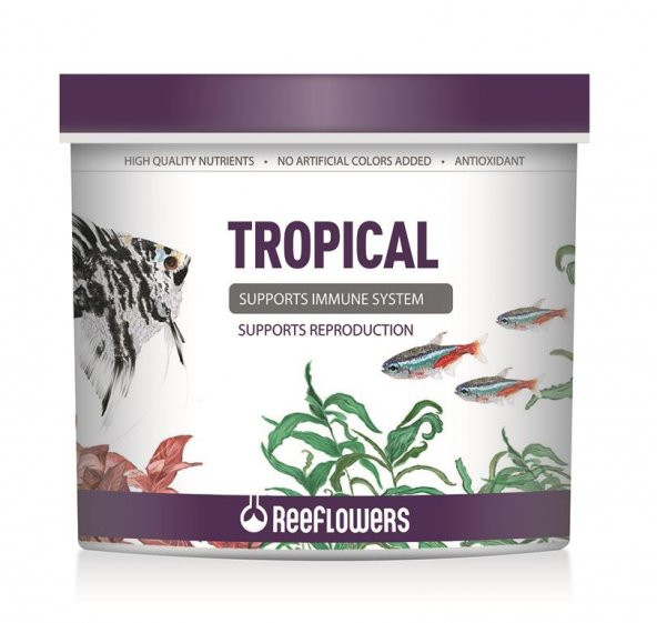 ReeFlowers Tropical Balık Yemi 1 Lt