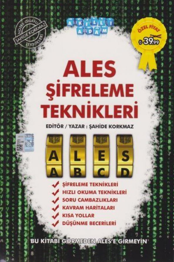 Akıllı Adam ALES Şifreleme Teknikleri
