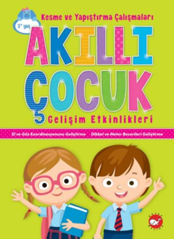 Akıllı Çocuk Gelişim Etkinlikleri-Kesme ve Yapıştırma 3 Yaş - 1