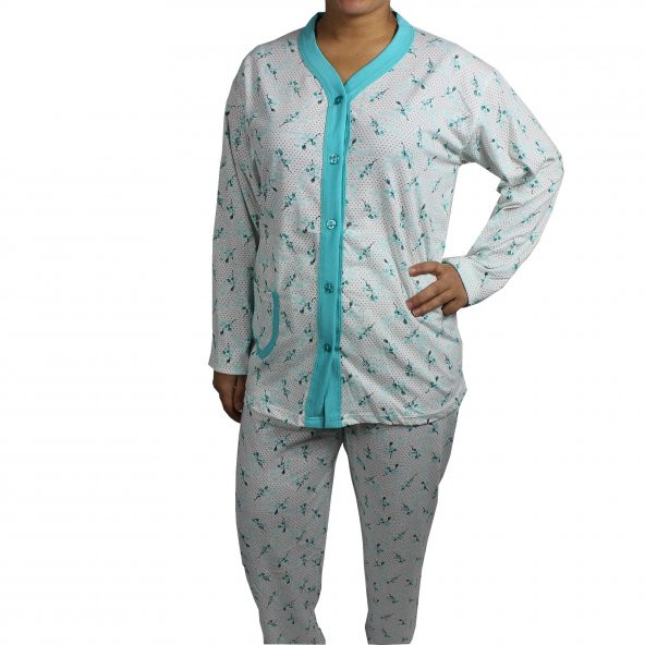 Büyük Beden Bayan Pijama Takımı Battal Boy