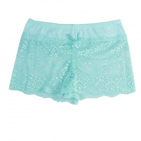 Deza Kadın Dantel Boxer - Şort - Külot - 2