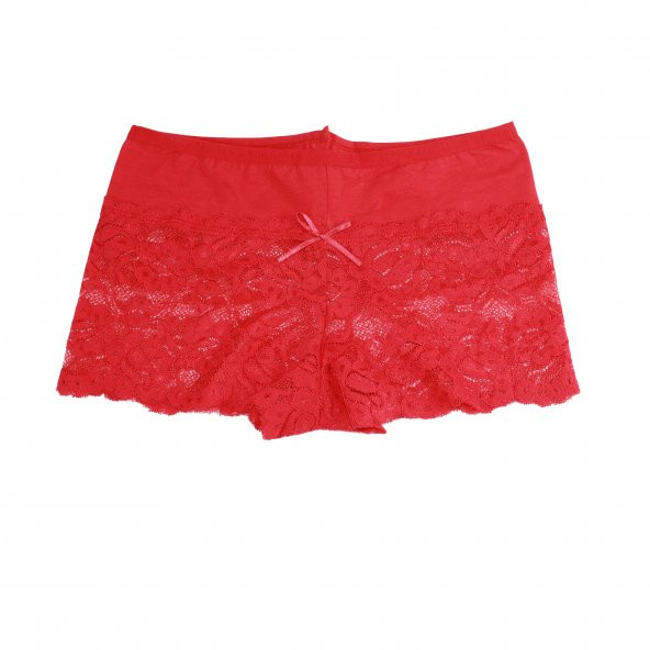 Deza Kadın Dantel Boxer - Şort - Külot - 3