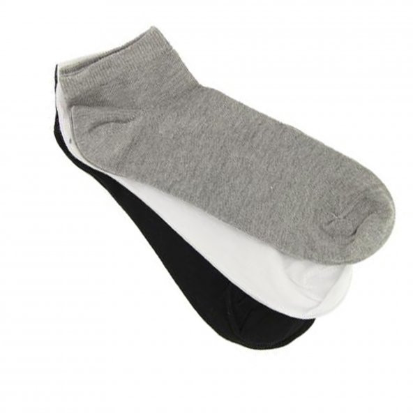 12 Li Paket Erkek Çorap - Erkek Patik Çorap