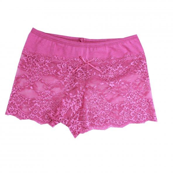 Deza Kadın Dantel Boxer - Şort - Külot - 4