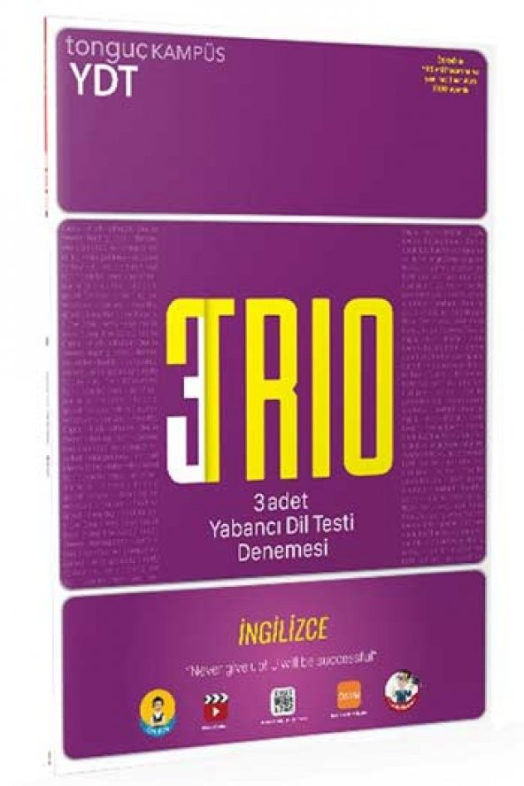 Tonguç Akademi YDT İngilizce 3’lü TRIO Denemeleri