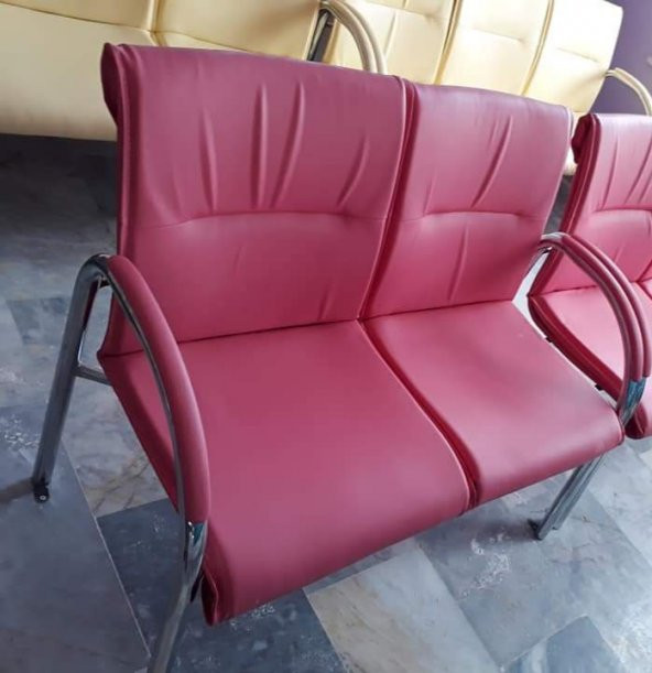 CLAS İKİLİ BEKLEME KOLTUK''OFİS BEKLEME SANDALYESİ''İKİ KISILIK - 3