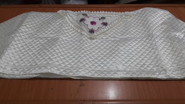 ÇEYİZLİK SATEN KAPİTONE 3LÜ YORGAN HURÇ - 6