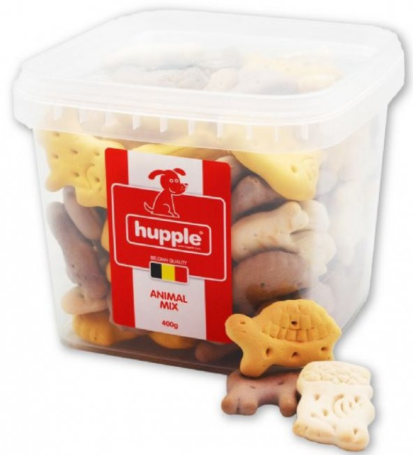 Hupple Animal Mix Vanilyalı Köpek Ödül Bisküvi 400 Gr