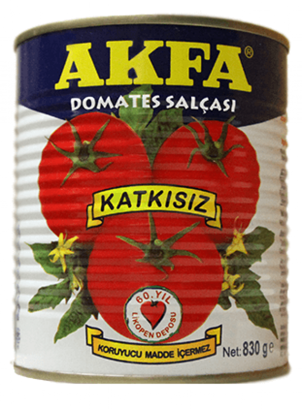 SALÇA AKFA TENEKE SALÇA 4300 GR LIK BÜYÜK