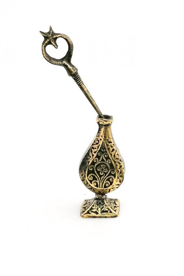 Bakır Pirinç Ay ve Yıldız Sürmedanlık - Resim 5