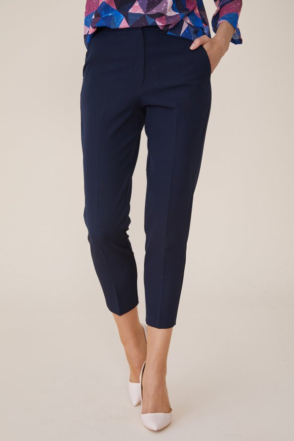 PANTOLON BAYAN 1695 LACİVERT - 7