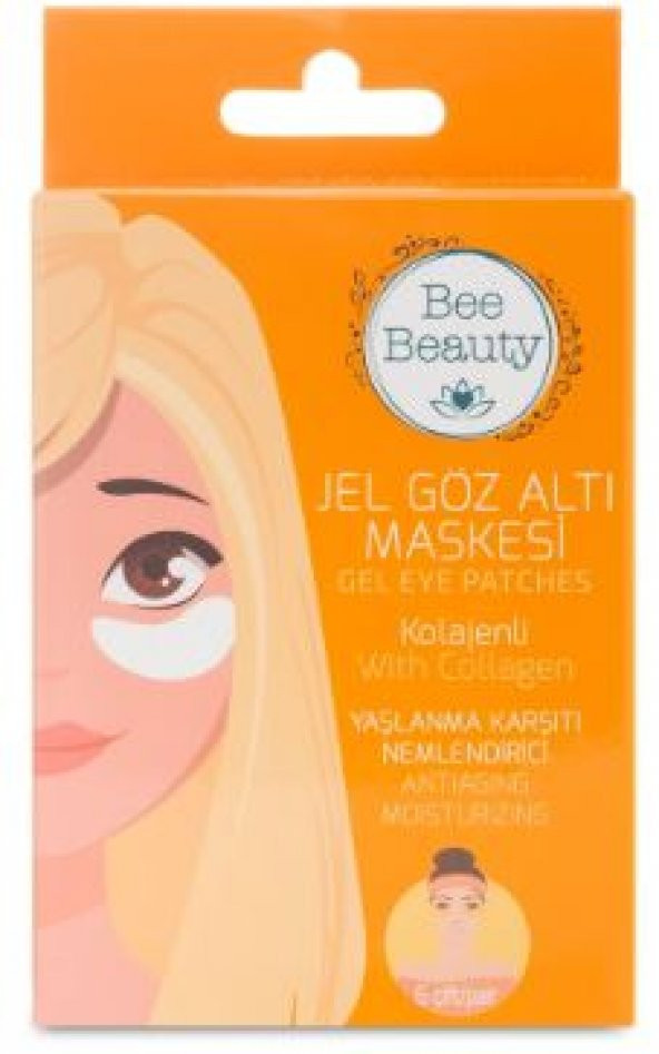 Bee Beauty Jel Göz Altı Maskesi Kolajenli Yaşlanma Karşıtı&Nemlendirici