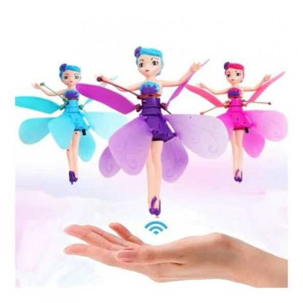 Uçan Peri Hareket Sensörlü Sihirli Flying Fairy Oyuncak Peri Kız - 5