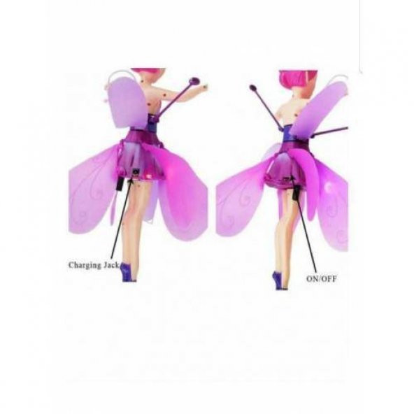 Uçan Peri Hareket Sensörlü Sihirli Flying Fairy Oyuncak Peri Kız - 2