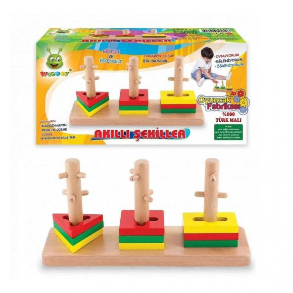 054KR Karsan Ahşap Akıllı Şekiller - 4
