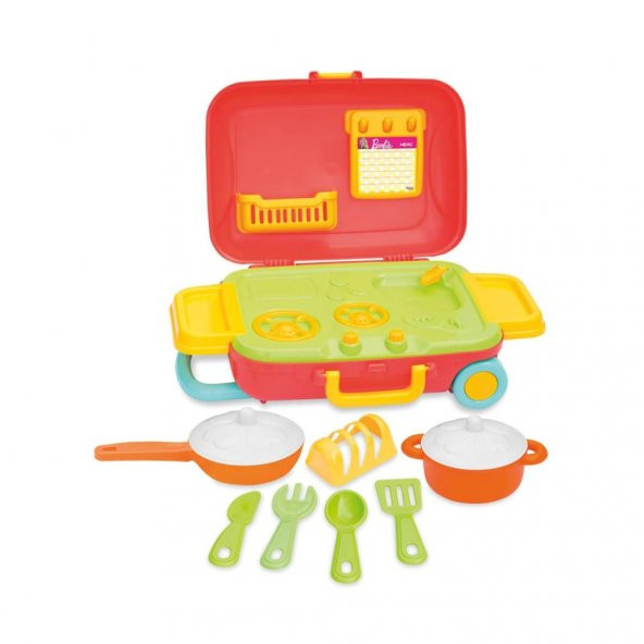03478 Barbie Mutfak Set Bavulum -Dede - 6