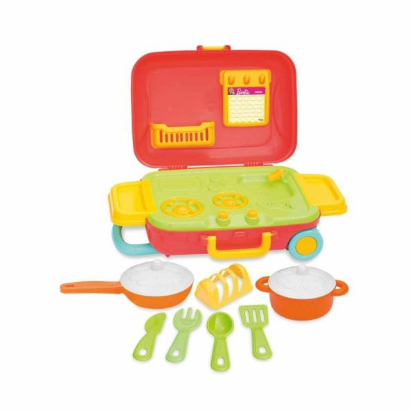 03478 Barbie Mutfak Set Bavulum -Dede - 11