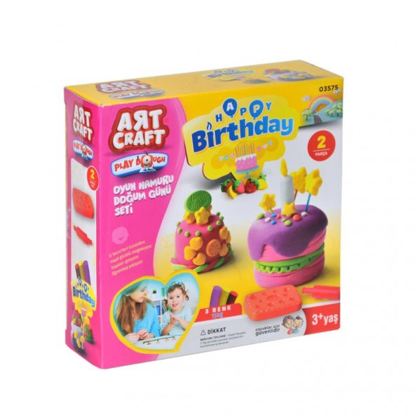 03575 Dede, Doğum Günü Oyun Hamuru 150 gr