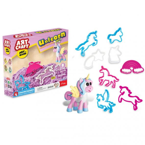 03611 Dede, Artsand Unicorn Kum Seti 500 gr / +3 yaş - 2