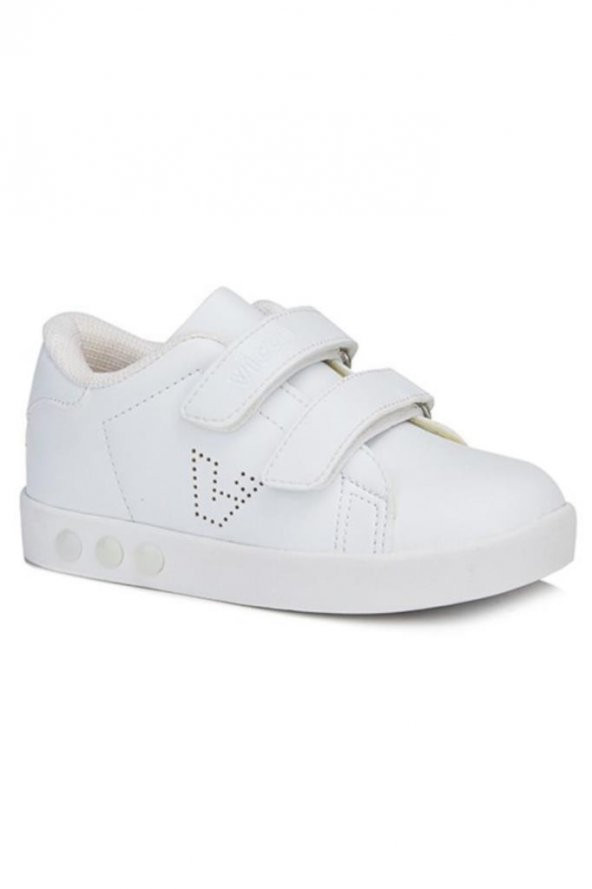 Vicco 313.P19K.100 Oyo Kız-Erkek Işıklı Çocuk Spor Ayakkabı Beyaz 26-30