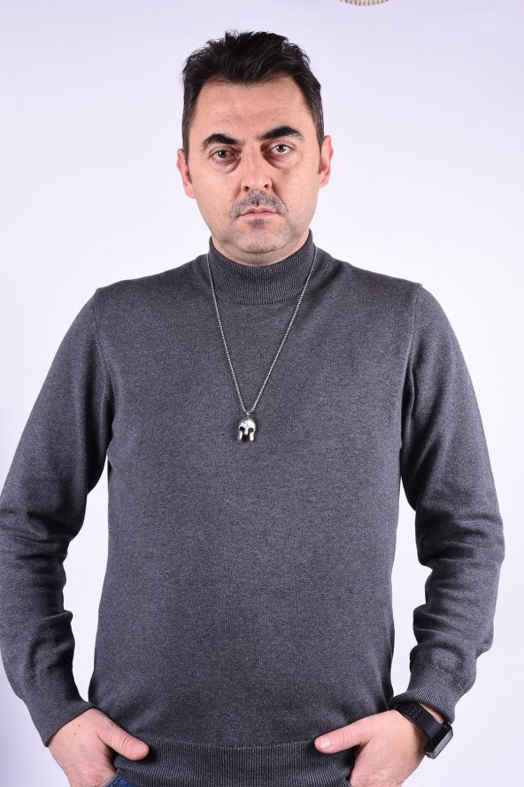 JKMA20015 JANTİ KOLYE MİĞFER YÜZÜ FİGÜRLÜ - 3