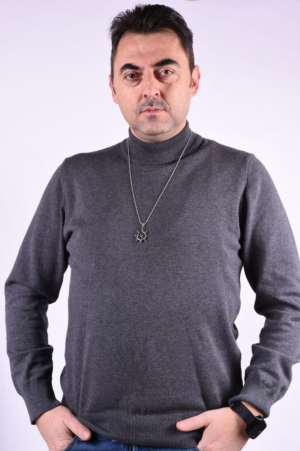 JKMA20036 JANTİ GÜMÜŞ RENK GEMİ DÜMENİ FİGÜRLÜ - 3