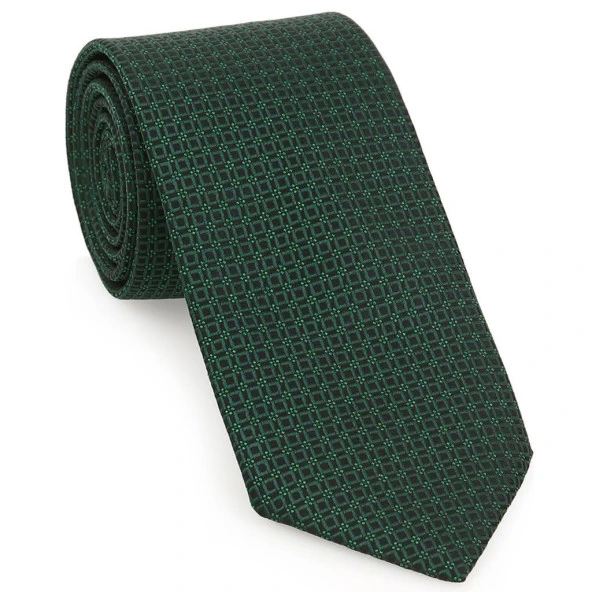 Yeşil Kravat Kol Düğmesi Hediyelik Set-Brianze KMK-19 - 3