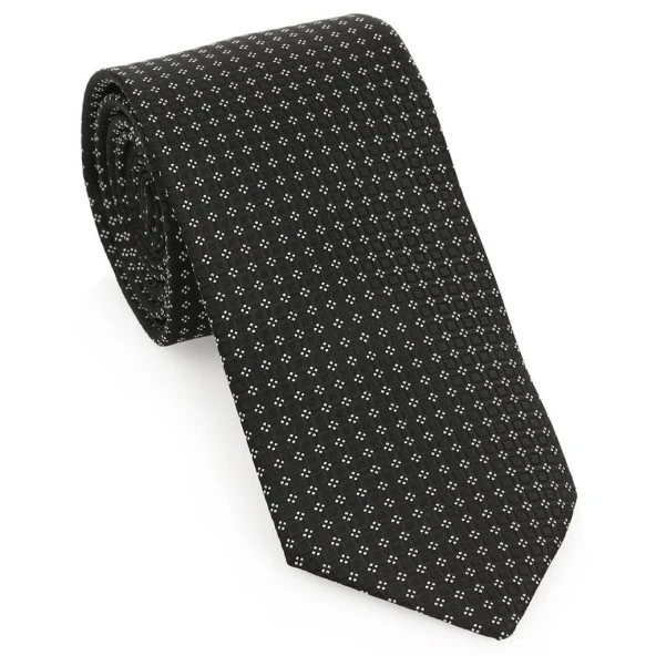 Siyah Kravat Kol Düğmesi Hediyelik Set-Brianze KMK-17 - Resim 3