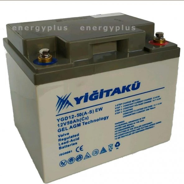 12V 40 AH-AMPER EBATINDA 50 AH JEL ENGELLİ ARAÇ AKÜSÜ YİĞİT AKÜ