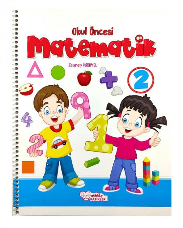 +4 Yaş Okul Öncesi Matematik Kitabı 2 (Pembe Patikler)