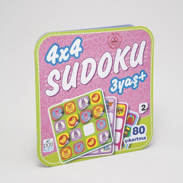 4x4 Sudoku-2 (+3 Yaş)