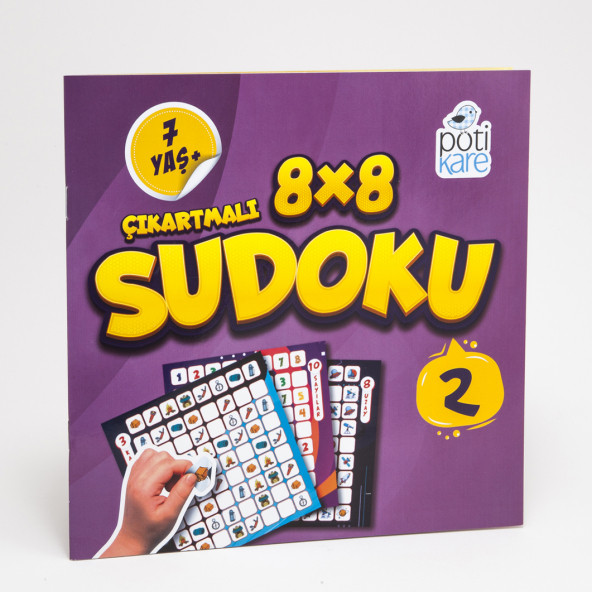 8x8 Çıkartmalı Sudoku 2 (+7 Yaş)
