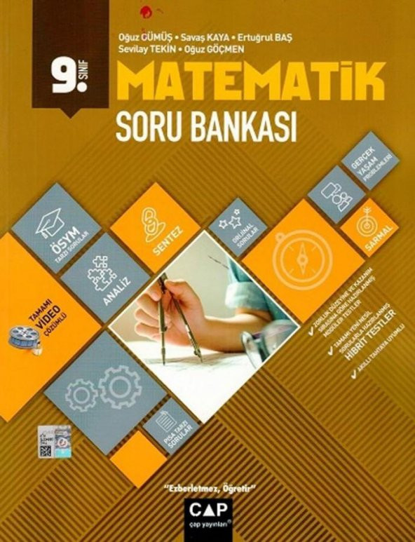 9. sınıf matematik soru bankası çap yayınları