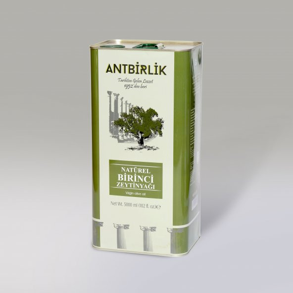 ANTBİRLİK 5 LT NATUREL BİRİNCİ ZEYTİNYAĞI