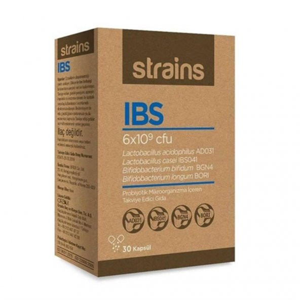 Orzax Strains IBS 30 Kapsül - 2